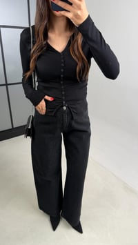 Füme Taş İşlemeli Muadil Premium Jean GAUS-00966GAUSDENİM PANTOLONGAUS-00966