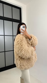 Taş Saçaklı Astarlı Premium Kürk GAUS-00332GAUSPuffer JacketsGAUS-00332