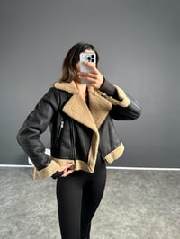 Holle Siyah İçi Kürklü Mont GausMONTGU002735