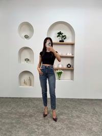 Terra Mavi Yıkamalı Mom JeanGausPANTOLONGU00903593