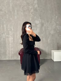 Norbe Siyah Tasarım Prenses ElbiseGausELBİSEGU00903900