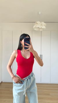 Kırmızı Basic Bodysuit GAUS-01564GAUSBODYSUİTGAUS-01564