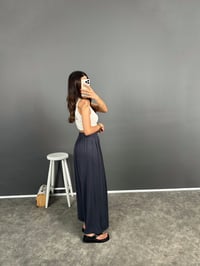 Flos Antrasit Oys Modal Kumaş Rahat Dokuma PantolonGausPANTOLONGU008623