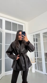 Acı Kahve Kuşaklı Astarlı Deri Ceket GAUS-02040GAUSJacketsGAUS-02040