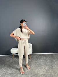 Capsule Premium Keten İkili Takım GausTAKIMGU007252