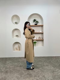 Zaria Camel Kemerli Astarsız TrençkotGausKABANGU00903432