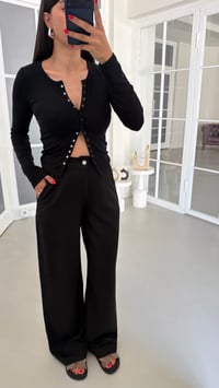 Siyah Yıkamalı Tencel Denim Pantolon GAUS-01786GAUSDENİM PANTOLONGAUS-01786