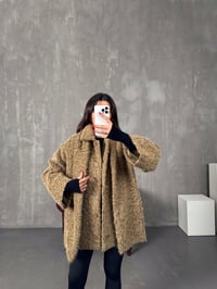 İrina Kahve Kırçıllı Atkı Detaylı Astarlı CeketGausCEKETGU00904274
