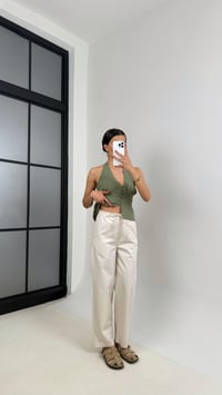 Taş Beli Lastikli Bağlamalı Cepli Muadil Pantolon Gaus00506 GausPANTOLONGU1002188