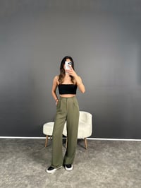 Haki Ayrobin Palazzo PantolonGausPANTOLONGU004698