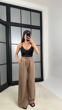 Vizon Beli Lastikli Tencel Denim Pantolon GAUS-01474GAUSDENİM PANTOLONGAUS-01474