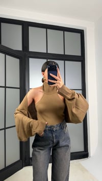 Camel Bolero Detaylı İkili Triko Takım GAUS-01170GAUSBLUZGAUS-01170