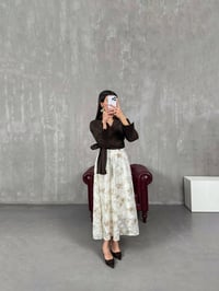 Dali Çok Renkli Desenli Astarlı Tasarım EtekGausETEKGU100920