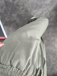 DK Haki Astarlı Keten Pantolon GausPANTOLONGU008794