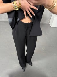 Jasmin Siyah Premium Asimetrik Yelekli TakımGausTAKIMGU100346