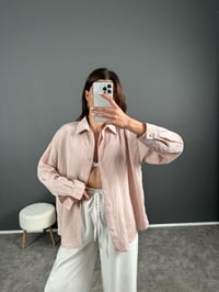 Rida Pudra Oversize Premium GömlekGausGÖMLEKGU007245