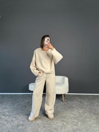 Kylie Ekru Teddy Buklet İkili Takım GausTAKIMGU002411