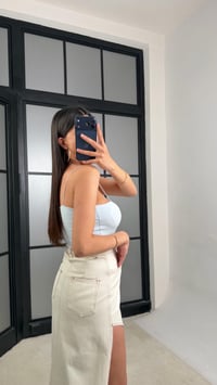 Mavi Askılı Pedli Basic Crop GAUS-01431GAUSCROPGAUS-01431