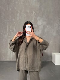 Malina Haki Kırışık Tensel TakımGausTAKIMGU100582