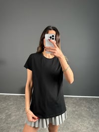 Siyah Basic Tshirt GausTSHIRTGU003995