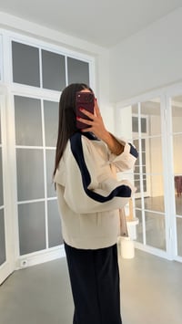 Ekru Paraşüt Kumaş Ceket Beli Lastikli Modal Kumaş Pantolon İkili Premium Takım GAUS-02242GAUSTAKIMGAUS-02242