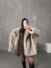 Revena Krem Astarlı Premium KürkGausKABANGU10068