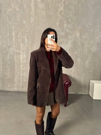 Rubi Kahve Kadife CeketGausCEKETGU00903826