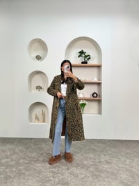 Orse Leopar Desenli Kırçıllı Astarlı KabanGausKABANGU00903568