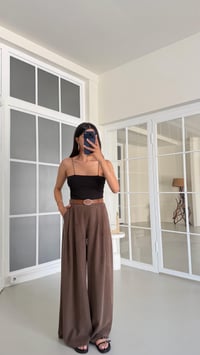 Kahve Kemerli Premium Pantolon GAUS-01667GAUSPantsGAUS-01667