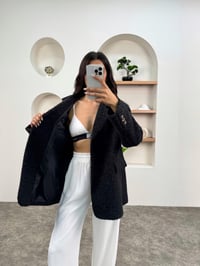 Garni Siyah Kırçıklı Kaşe KabanGausKABANGU00903408