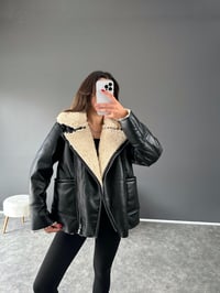 REE Siyah İçi Kürklü Mont GausMONTGU002508