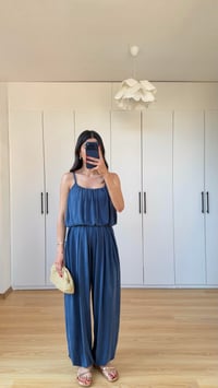 Mavi OYS Model Crop Üst Pantolon İkili Modal Kumaş Takım GAUS-01602GAUSTAKIMGAUS-01602