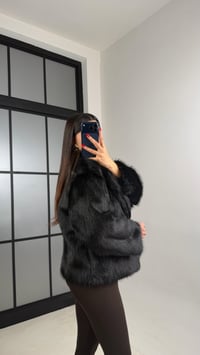 Siyah Astarlı Tokalı Premium Kürk GAUS-00867GAUSCEKETGAUS-00867