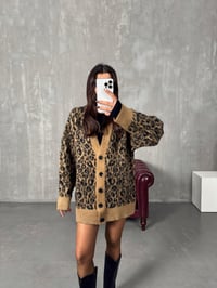 LU Leopar Desenli Triko HırkaGausHIRKAGU00903840