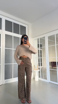 Leopar Leopar Desenli Jean GAUS-02069GAUSDenim PantsGAUS-02069
