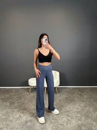 Hully Mavi Yumoş Triko Pantolon GausPANTOLONGU004351