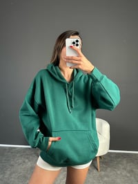 Nadia Koyu Yeşil  Şardonlu SweatshirtGausSWEATSHIRTGU002417