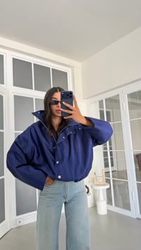 Lacivert Şeritli Dik Yaka Astarlı Premium Bomber Ceket GAUS-02029 GAUS-02095GAUSJacketsGAUS-02095