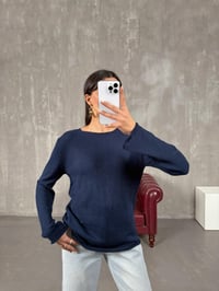 Nebra Lacivert MD Muadil İnce TrikoGausTRİKOGU100667