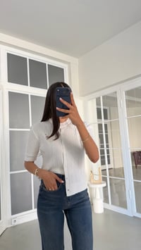 Krem Muadil Triko Bluz GAUS-02088GAUSBlouseGAUS-02088