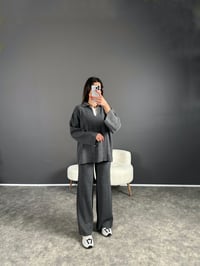 Babs Gri Polo Yaka Triko TakımGausTAKIMGU004288