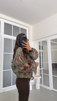 Gri Kürk Yakalı Nakışlı Astarlı Premium Ceket GAUS-02165GAUSJacketsGAUS-02165