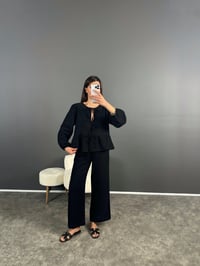 Meg Siyah Pinterest Müslin TakımGausTAKIMGU007956