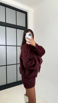 Bordo Ceket Etek Keçeli İkili Takım GAUS-00218GAUSTAKIMGAUS-00218