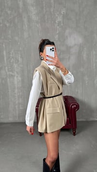 Taş Astarlı Vatkalı Kemerli Premium Yelek GAUS-01139GAUSYELEKGAUS-01139