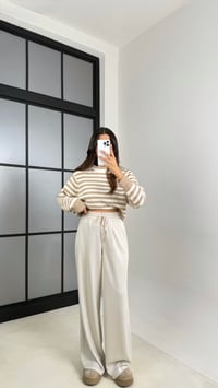 Taş Kuşaklı Cepli Modal Kumaş Pantolon GAUS-00539GAUSPANTOLONGAUS-00539