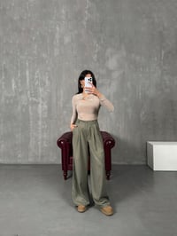 Rance Haki Premium Poliviskon Kumaş PantolonGausPANTOLONGU100198