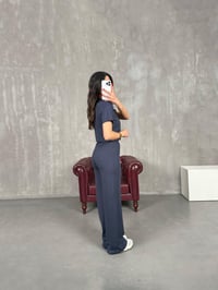 Antrasit Bisiklet Yaka Modal Kumaş Basic Takım Gaus00170GausTAKIMGU1001396