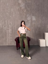 Faus Yeşil Şeritli Modal Eşofman AltıGausEŞOFMANGU00904230