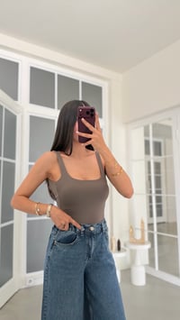 Kahve Basic Bodysuit GAUS-02333GAUSBODYSUİTGAUS-02333